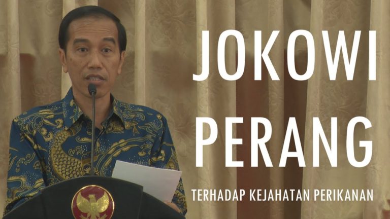 Presiden Jokowi Melawan Kejahatan Perikanan