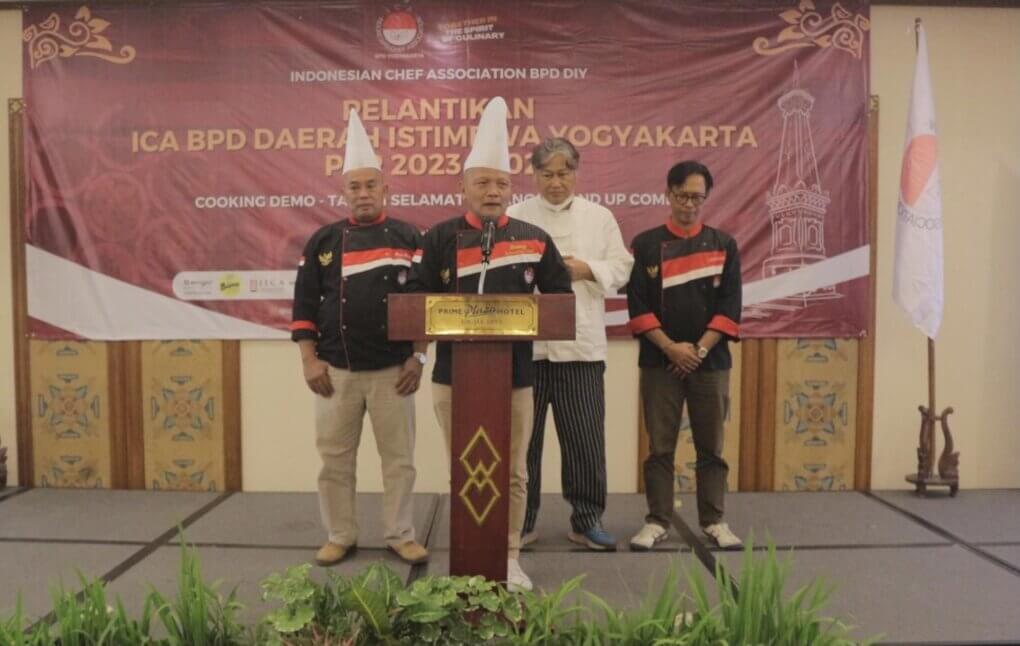 Pelantikan Pengurus Indonesia Chef Association (ICA) BPD-DIY Periode 2023-2028