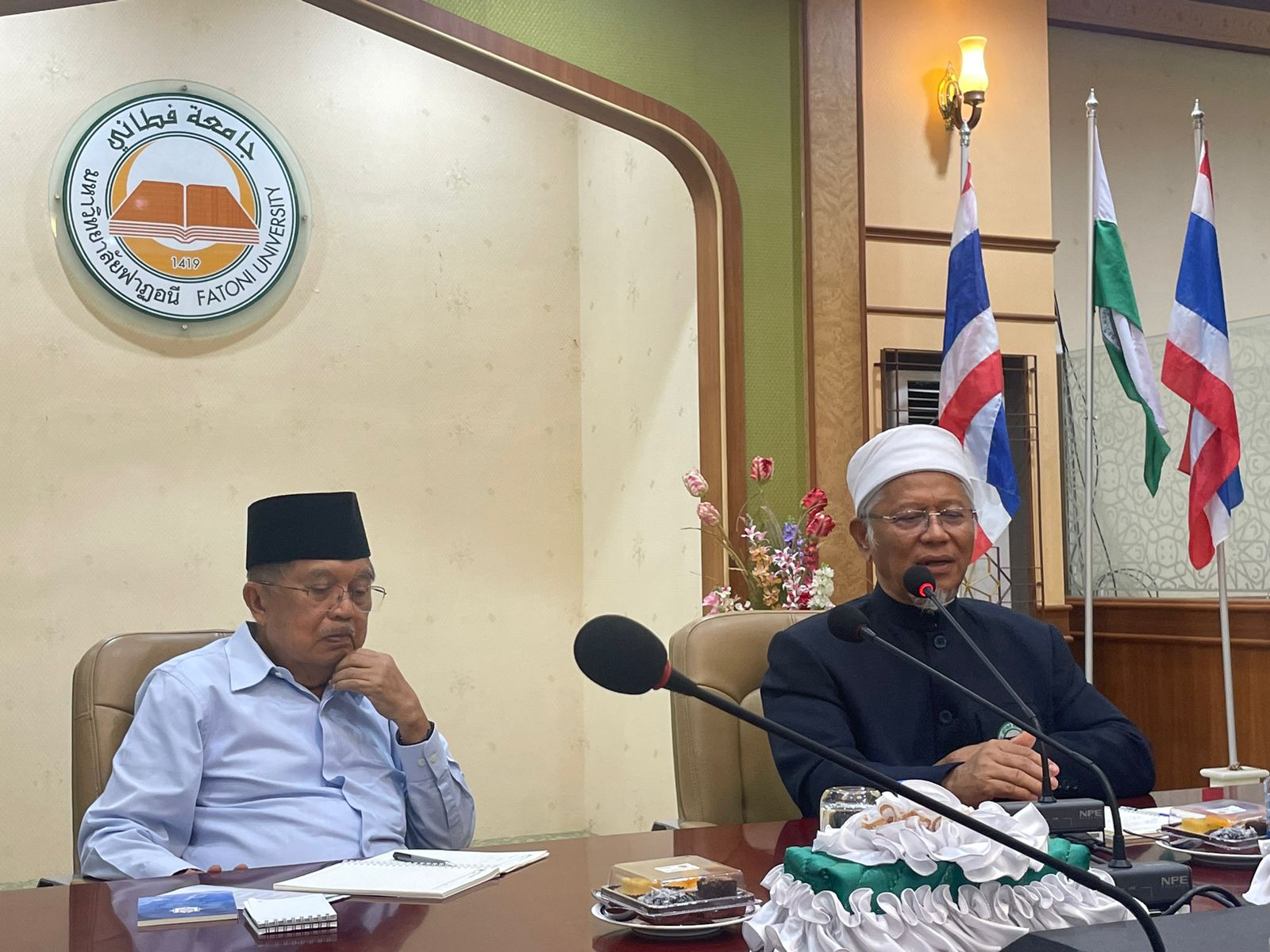Berkunjung ke Pattani Thailand Selatan, JK: Ajak Tingkatkan Peran Universitas dan Masjid